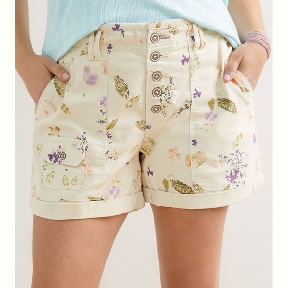 Anthropologie Pants - ANTHROPOLOGIE | PILCRO THE WANDERER SHORTS FLORAL BOTANICAL PRINTS SIZE 27